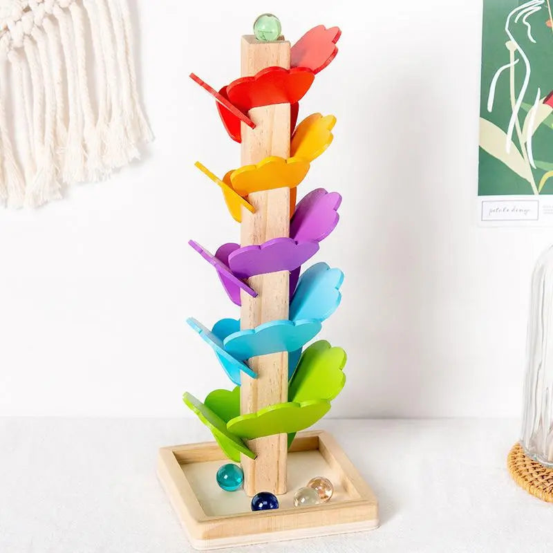 Montessori Baby Petal Tree Building Blocks Toy