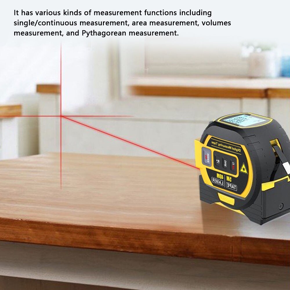 3 in 1 Laser Range finder Tape Device