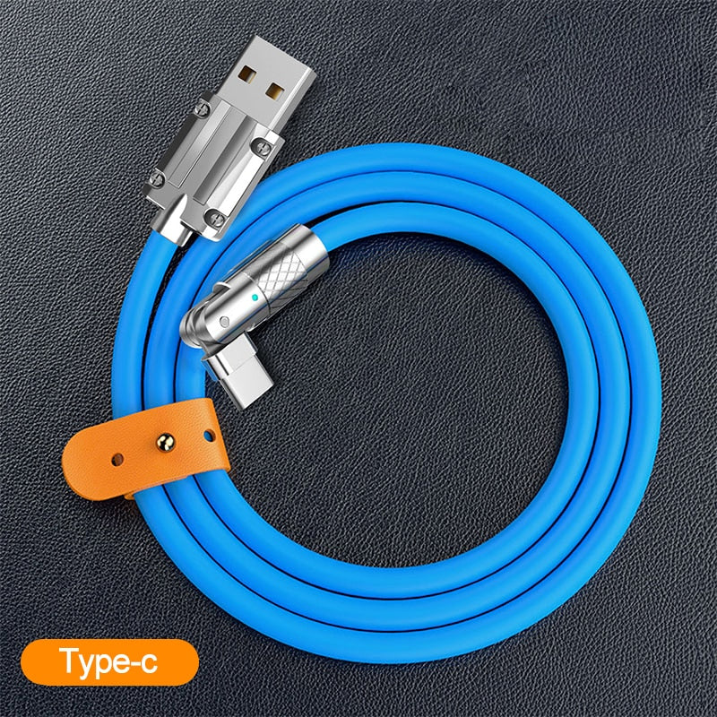 Rotatable 120W 6A Super Fast Charge Cable