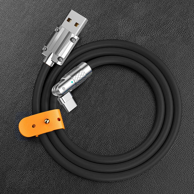 Rotatable 120W 6A Super Fast Charge Cable